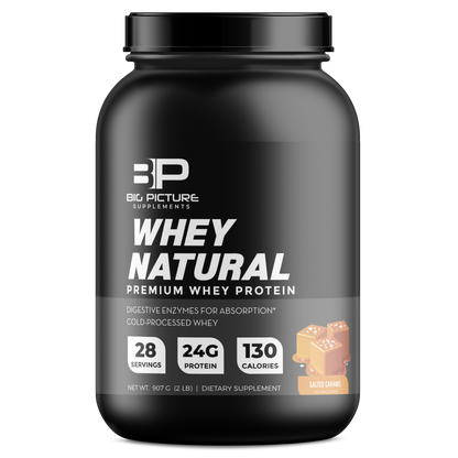 2lb.Whey Natural Protein (Salted Caramel)