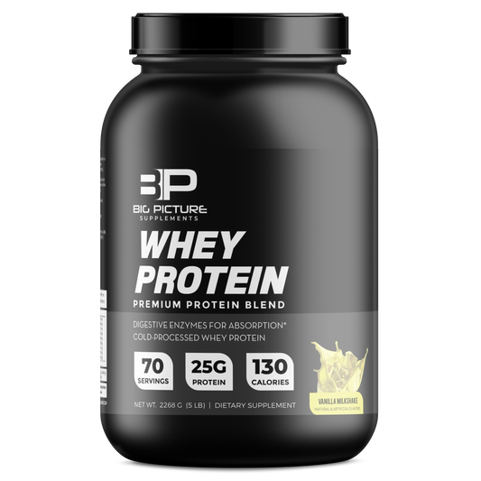 Whey Protein 5lb. (Vanilla Milkshake)