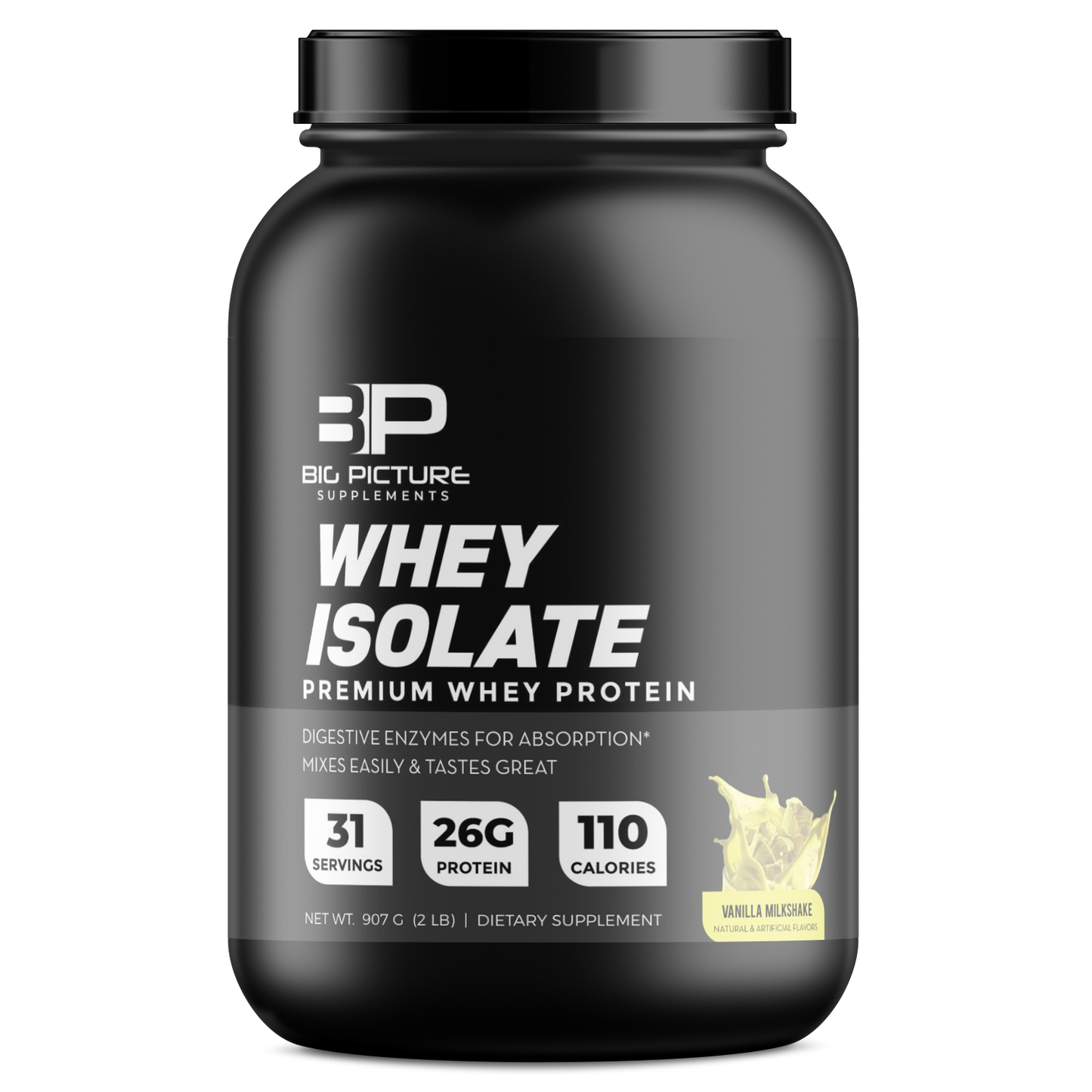 2lb Whey Isolate (Vanilla Milkshake)