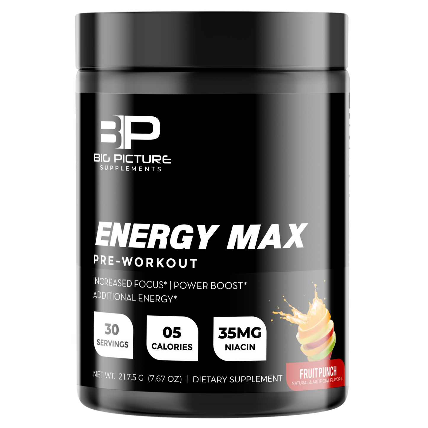 Energy Max Pre Workout (Fruit Punch)