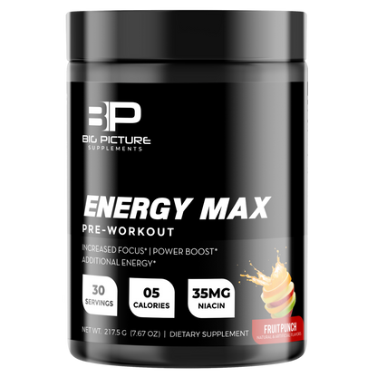 Energy Max Pre Workout (Fruit Punch)