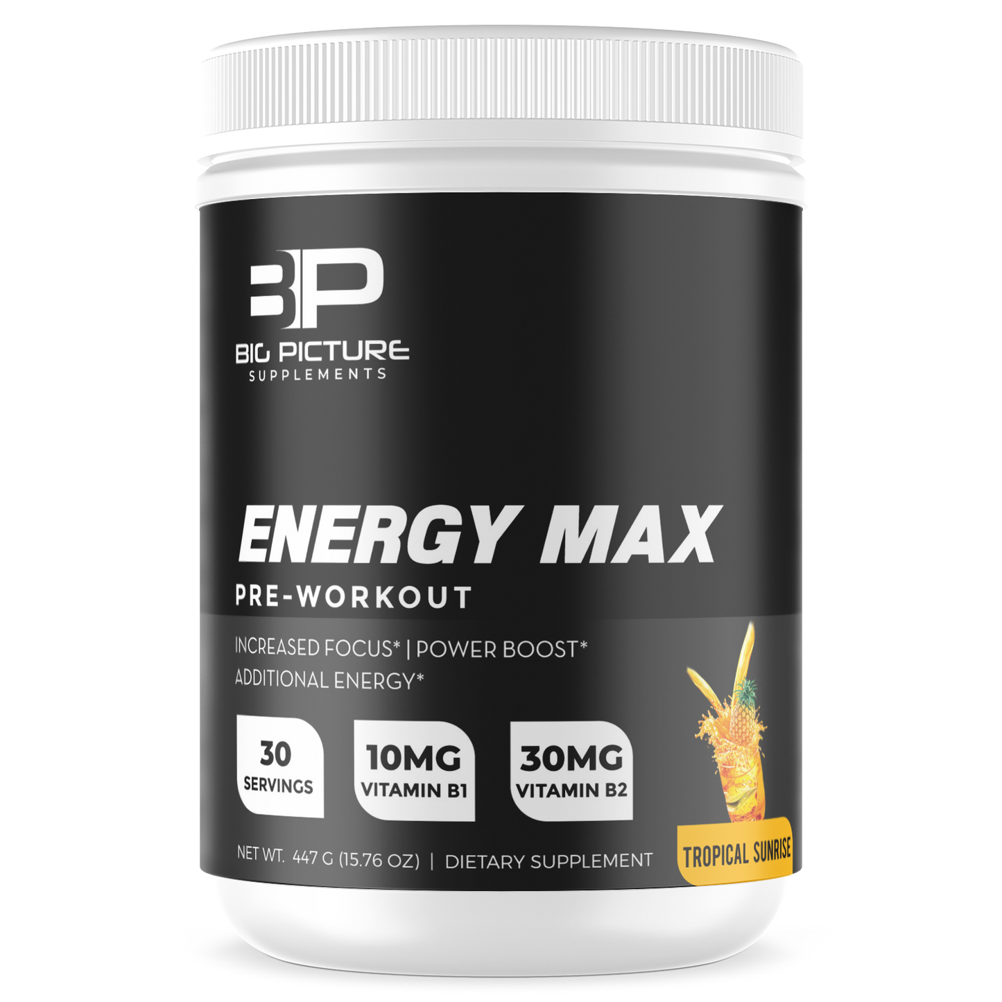 Energy Max Pre Workout (Tropical Sunrise)