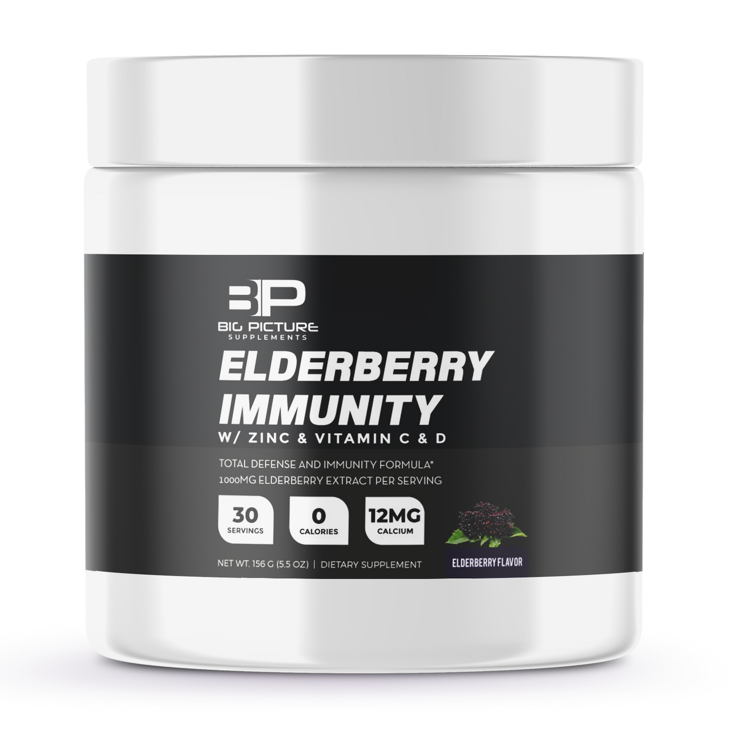 Elderberry Immunity with Zinc and Vitamin C