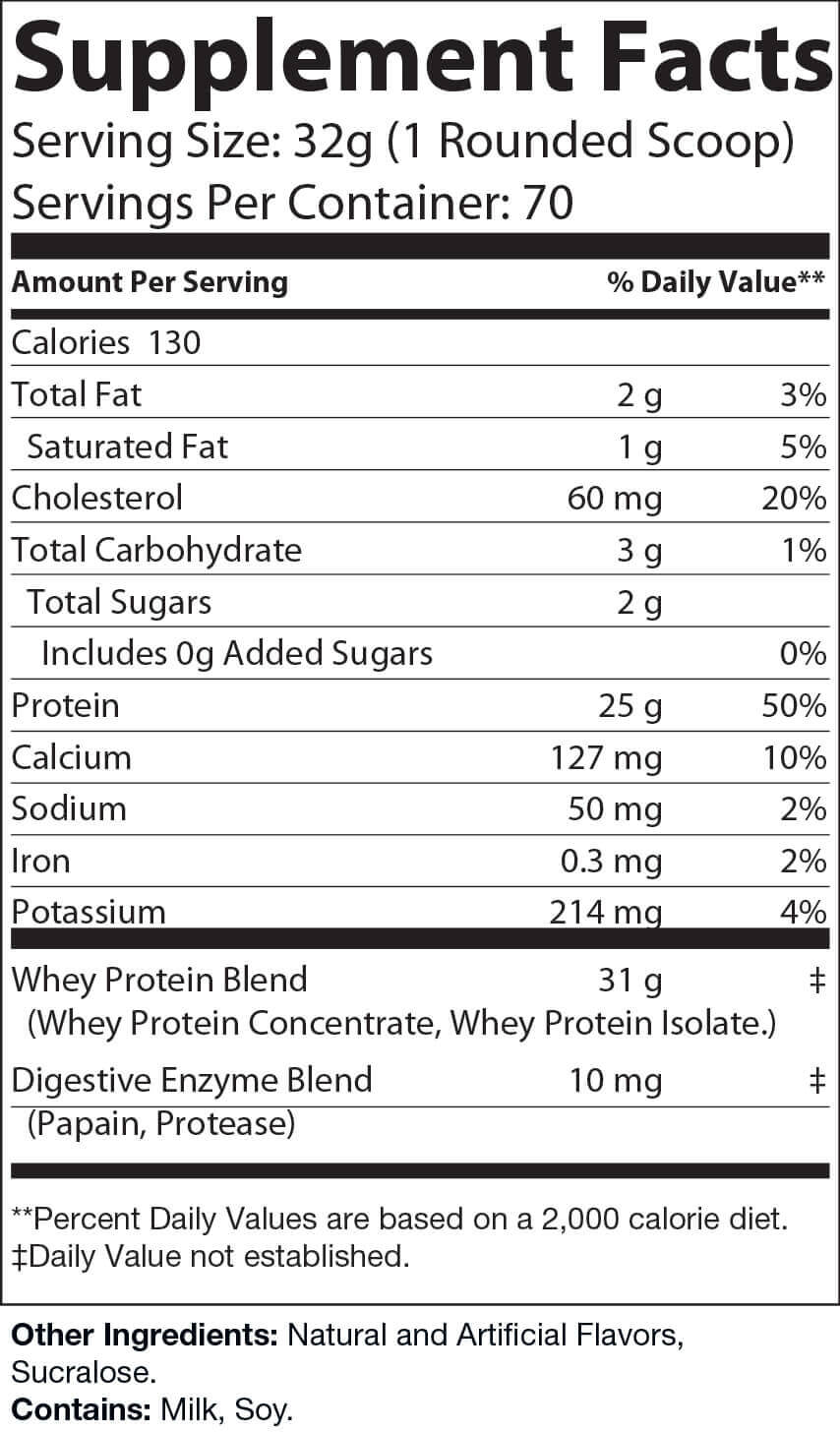 Whey Protein 5lb. (Vanilla Milkshake)