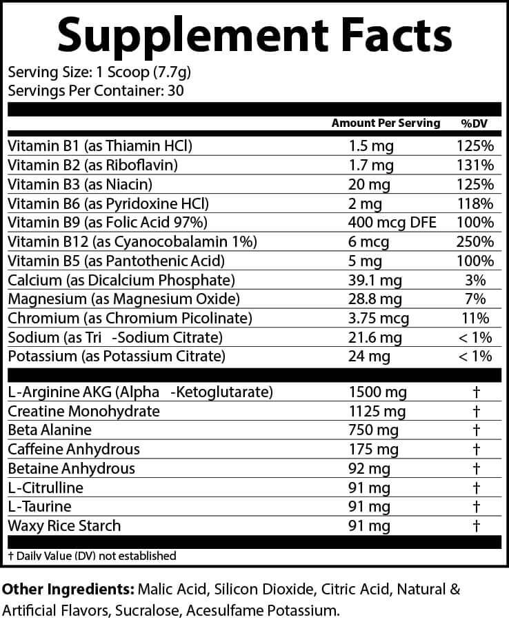 Energy Max Pre Workout (Watermelon)